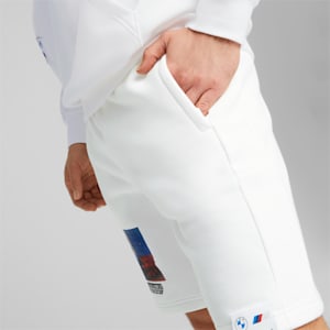 BMW M Motorsport Graphic 10" Men's Shorts, PUMA White, extralarge-IND